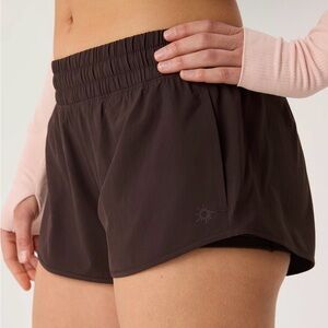 Aerie Chocolate Athletic Shorts